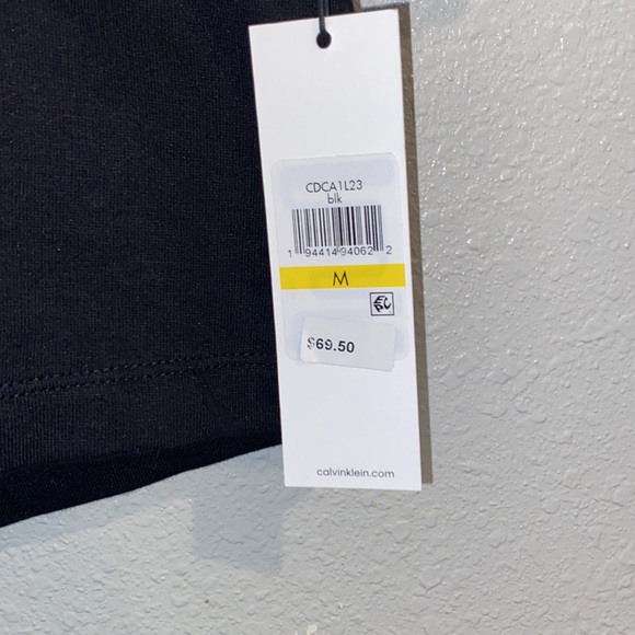 CK Rhinestone Logo Hooded Sweatshirt Dress - Picture 4 of 8